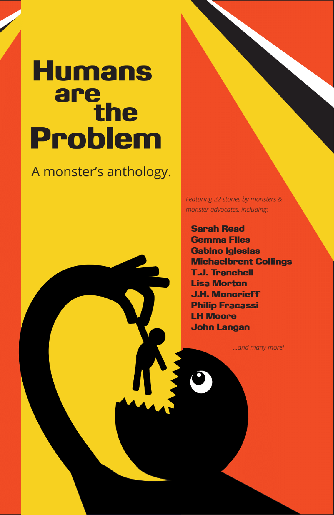 cover of humans are the problem anthology